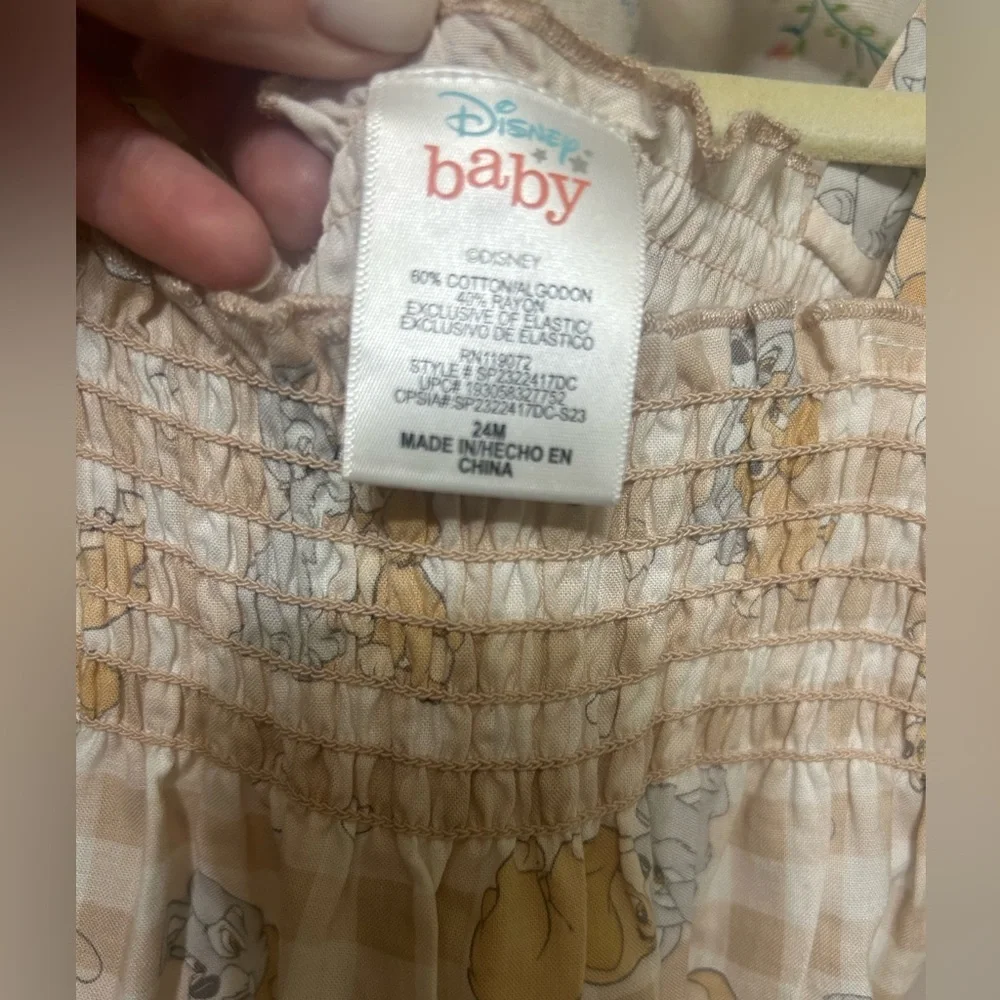 Disney Baby Lady & The Tramp Adorable Romper Size 24 Months‎